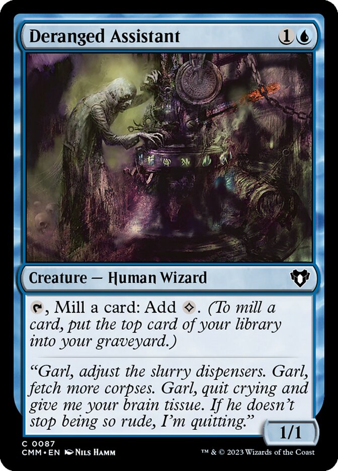Deranged Assistant 87/451 (Commander Masters)  - Foil