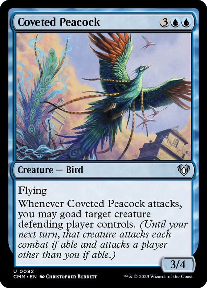 Coveted Peacock 82/451 (Commander Masters) 