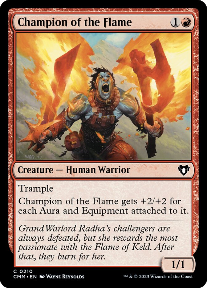 Champion of the Flame 210/451 (Commander Masters) 