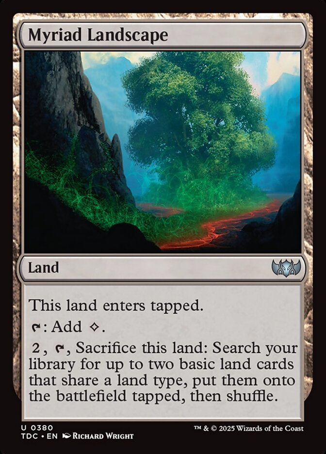 Myriad Landscape 380 (Commander: Tarkir: Dragonstorm) 