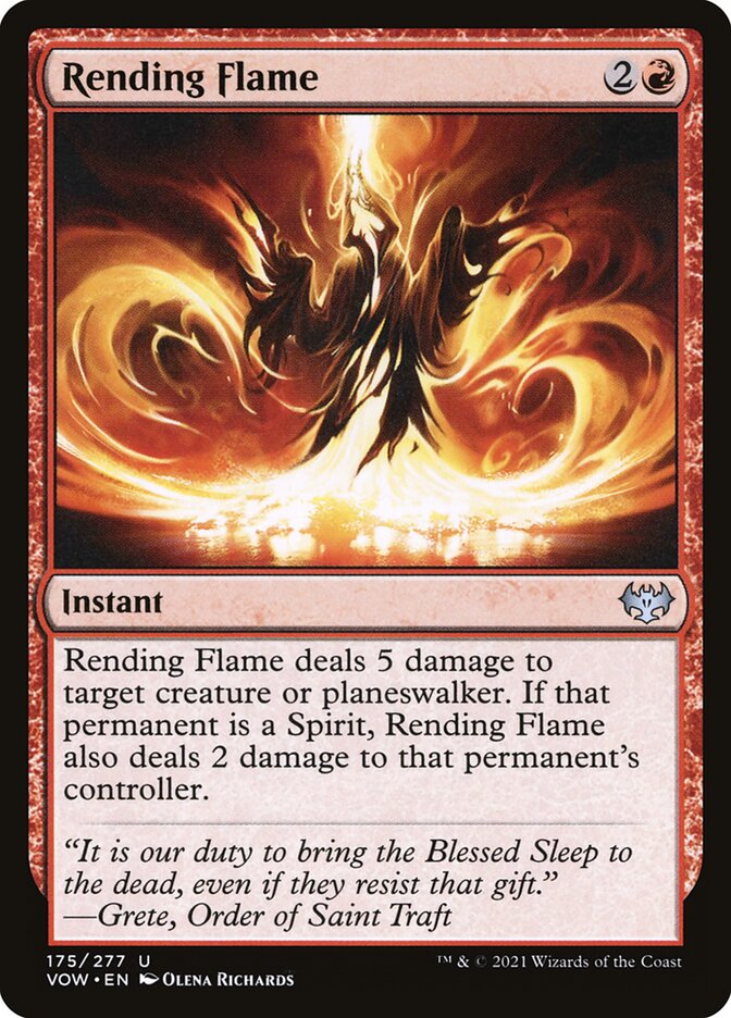 Rending Flame 175/277 (Innistrad: Crimson Vow) 