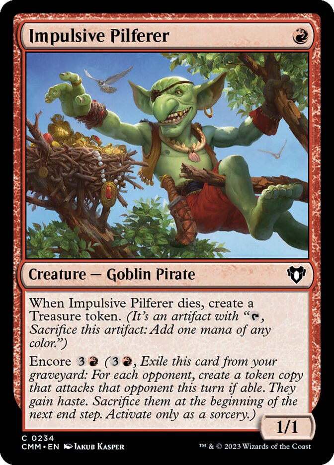 Impulsive Pilferer 234/451 (Commander Masters) 