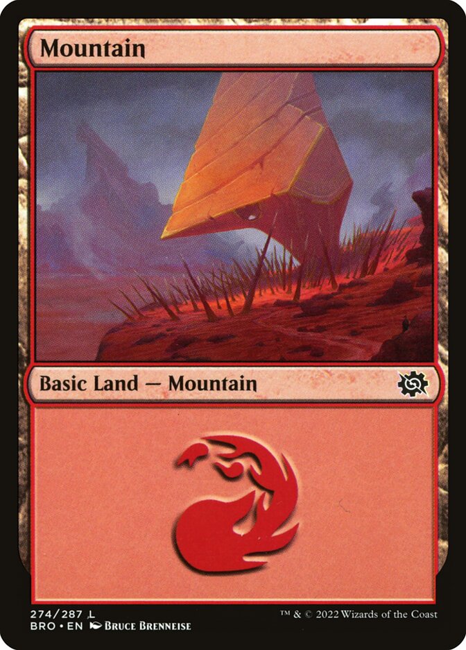 Mountain 274/287 (The Brothers' War)  - Foil