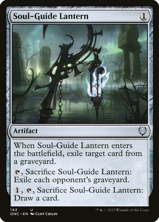 Soul-Guide Lantern 142/28 (Commander: Phyrexia: All Will Be One) 