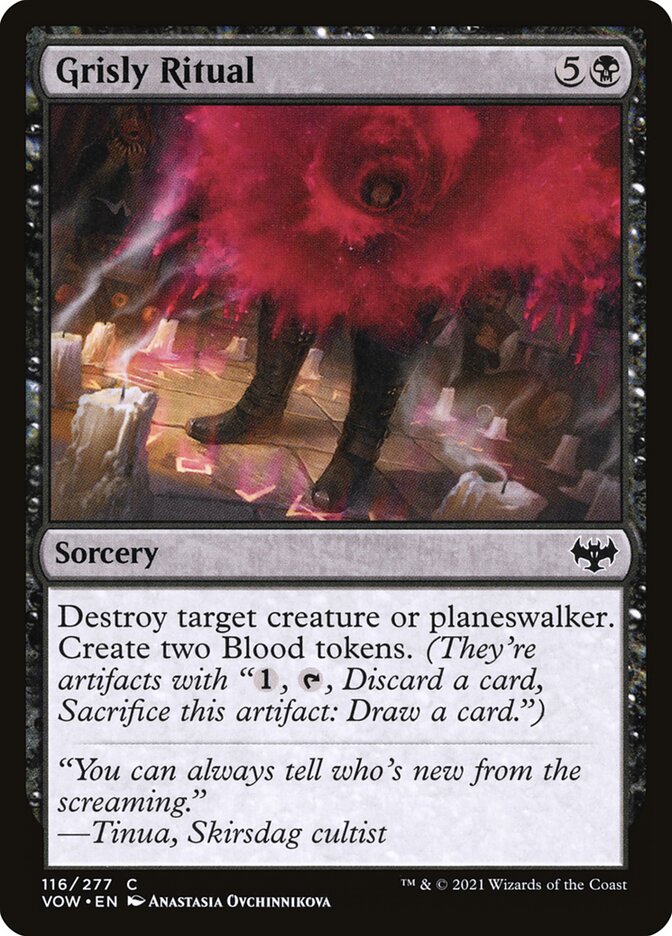 Grisly Ritual 116/277 (Innistrad: Crimson Vow) 