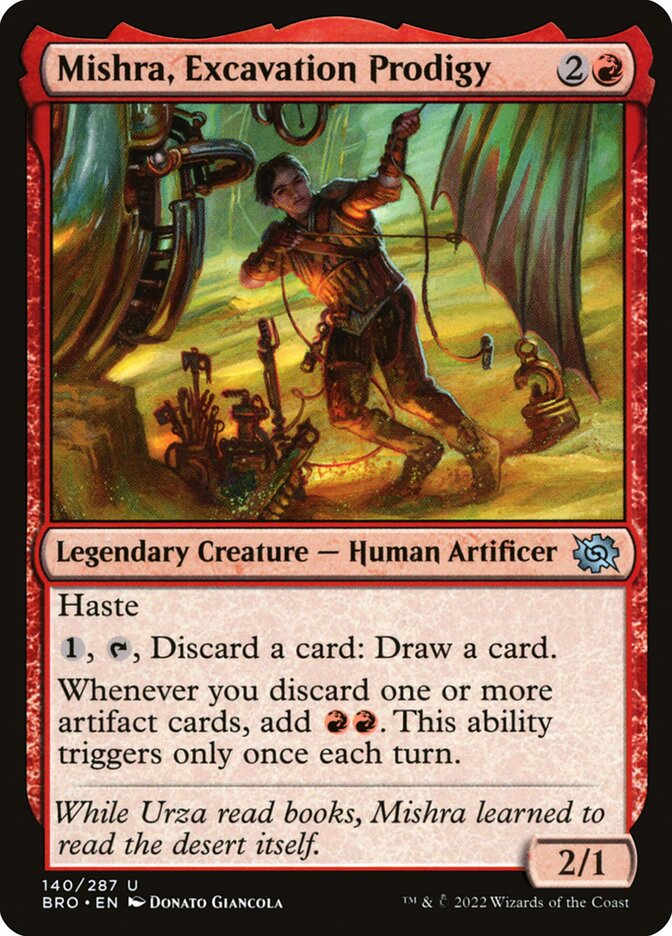 Mishra, Excavation Prodigy 140/287 (The Brothers' War) 