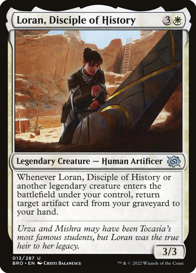Loran, Disciple of History 13 (The Brothers' War)  - Foil