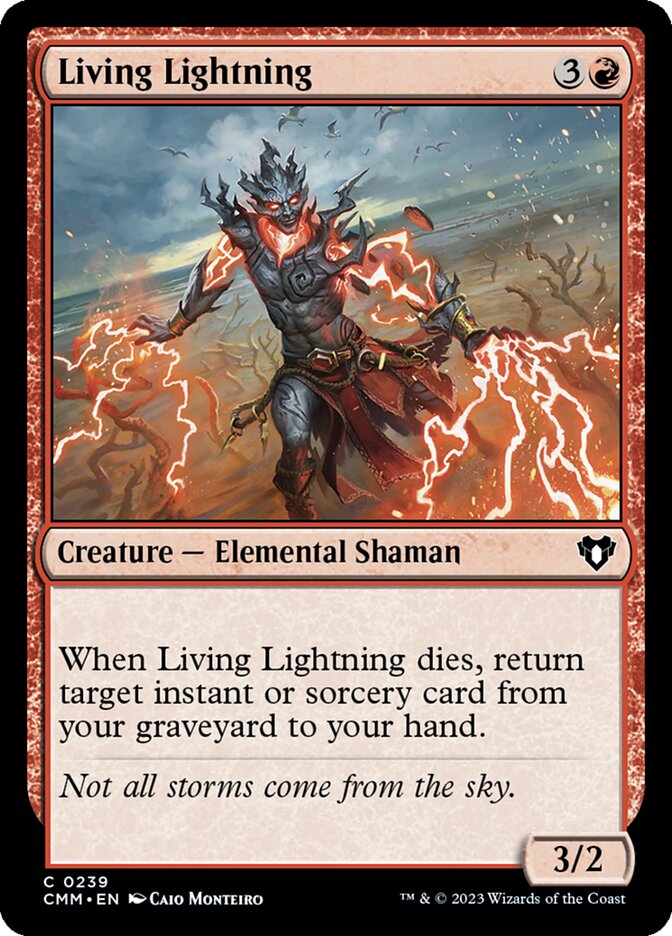 Living Lightning 239/451 (Commander Masters) 