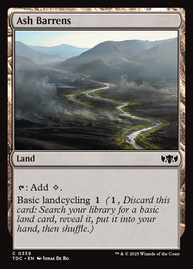 Ash Barrens 339 (Commander: Tarkir: Dragonstorm) 
