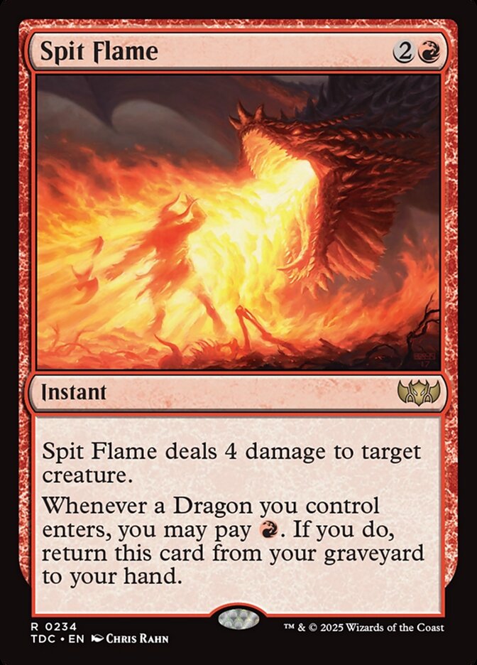 Spit Flame 234 (Commander: Tarkir: Dragonstorm) 