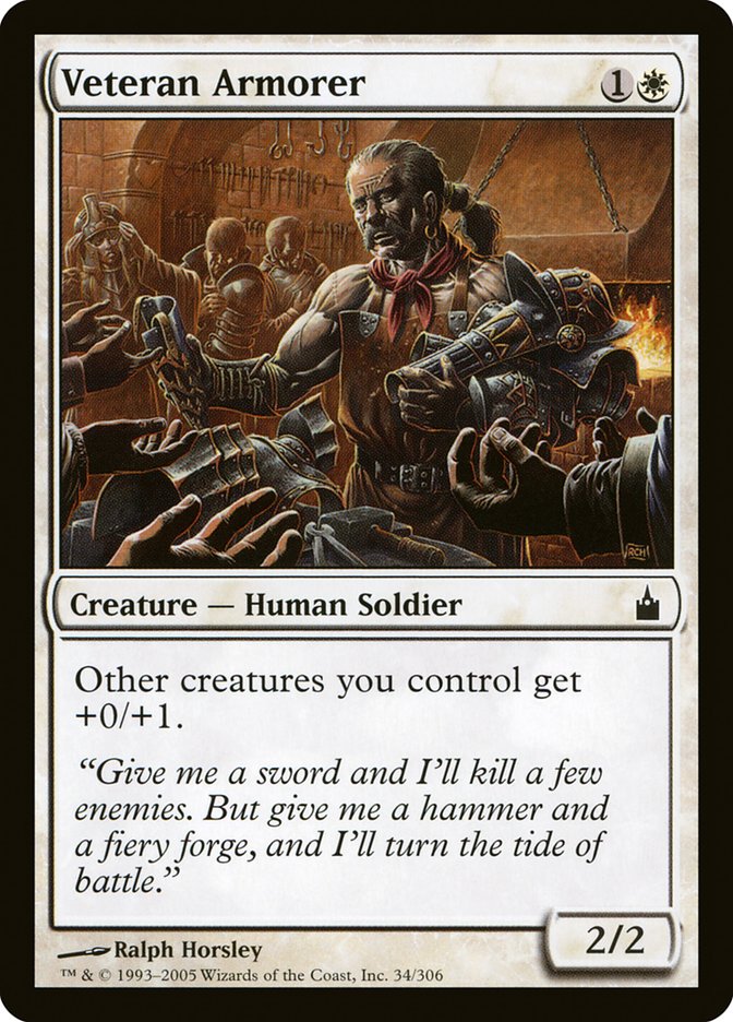Veteran Armorer 34/306 (Ravnica: City of Guilds) 