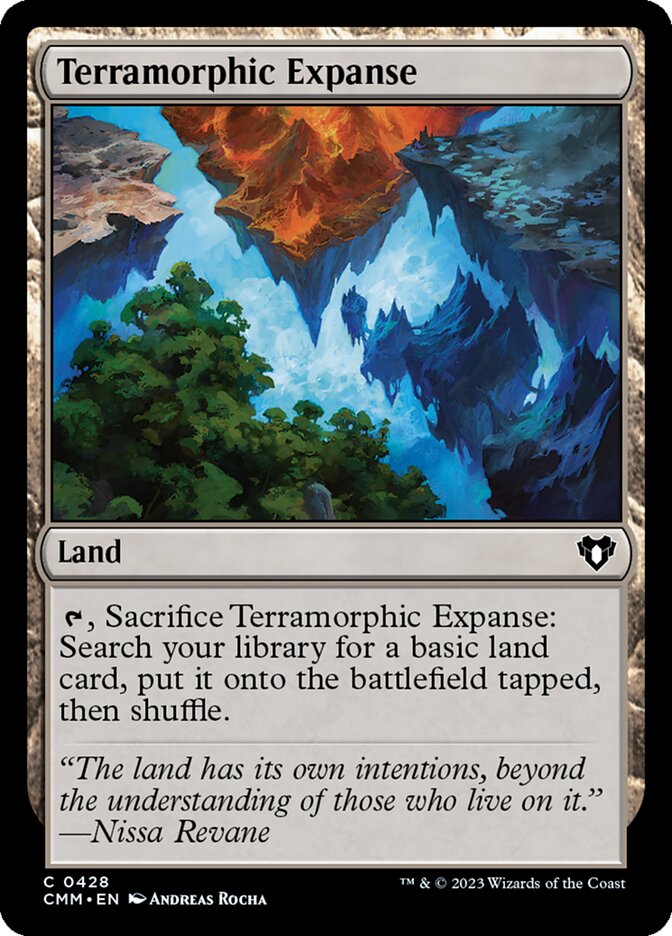 Terramorphic Expanse 428/451 (Commander Masters)  - Foil