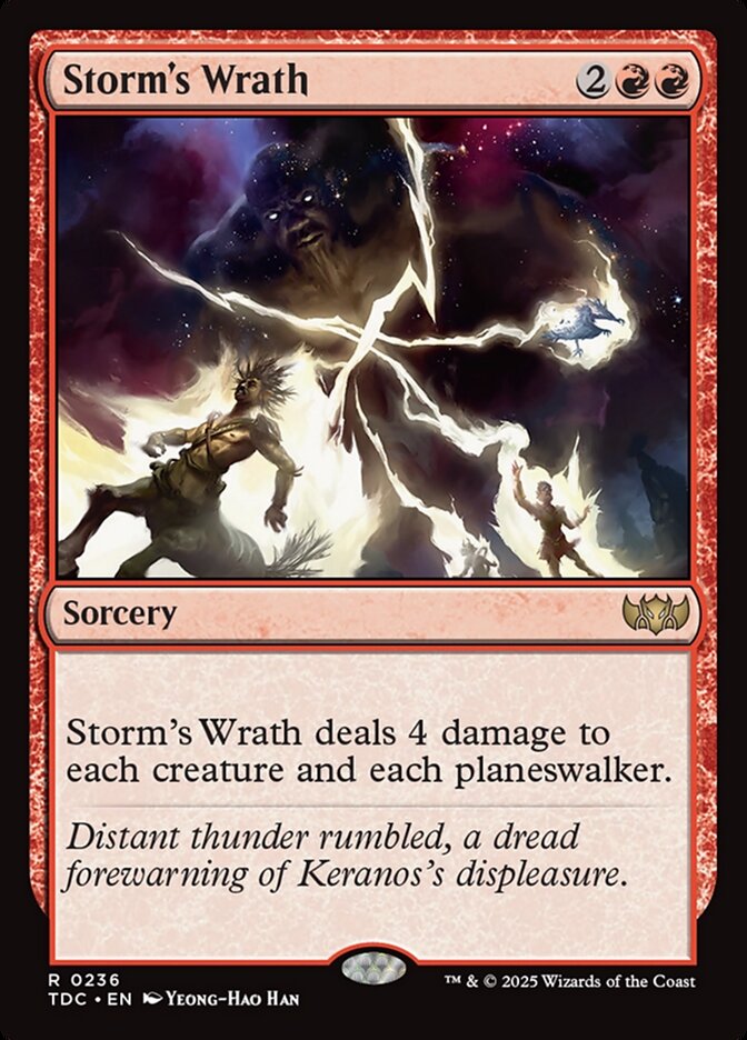 Storm's Wrath 236 (Commander: Tarkir: Dragonstorm) 