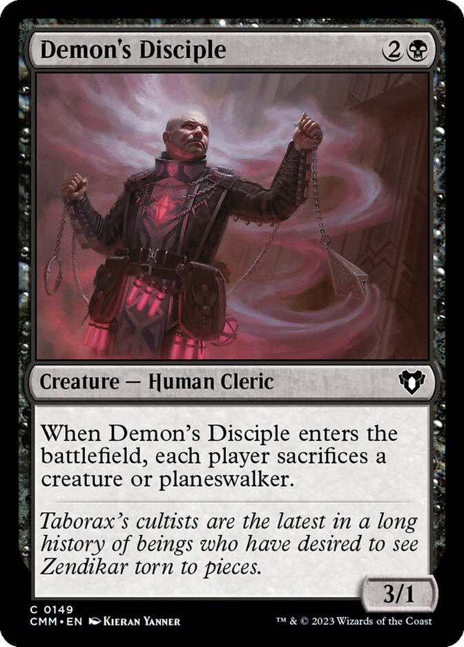 Demon's Disciple 149/451 (Commander Masters) 