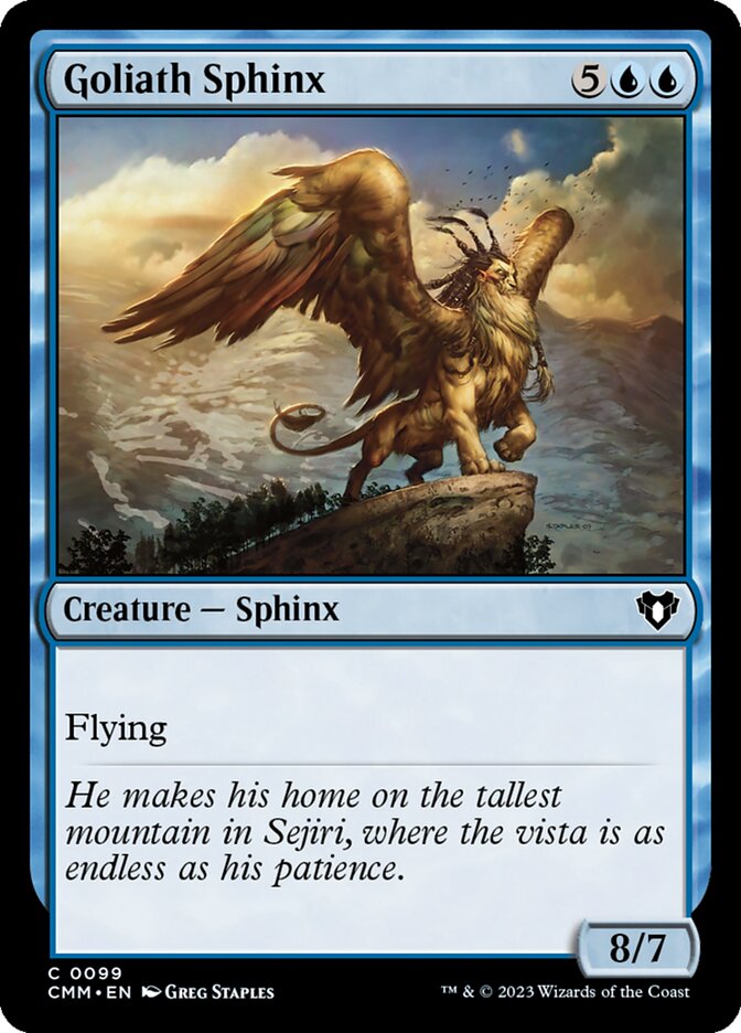Goliath Sphinx 99/451 (Commander Masters)  - Foil