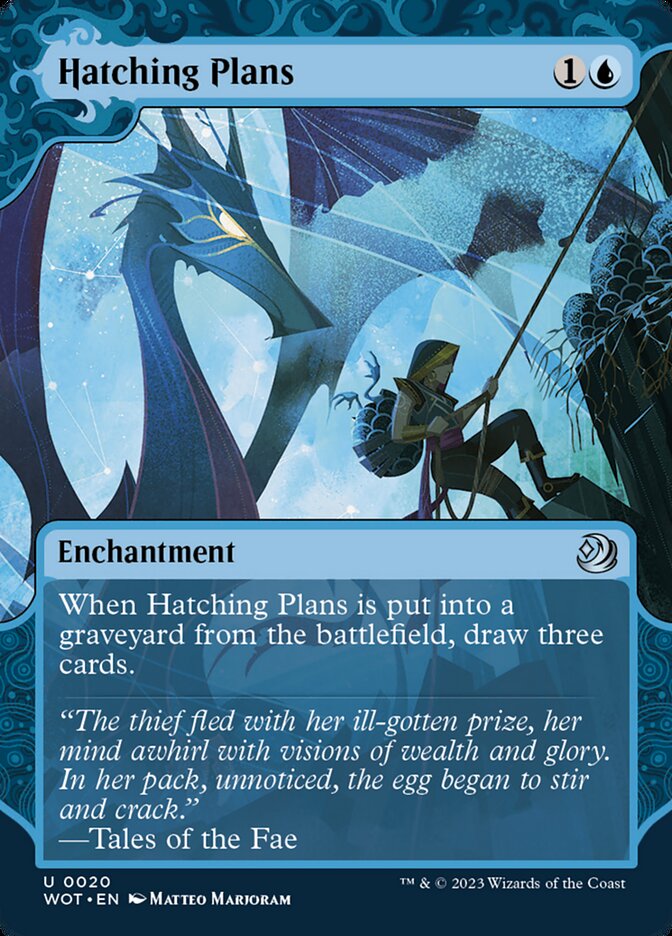 Hatching Plans 20 (Wilds of Eldraine: Enchanting Tales)  - Showcase Foil