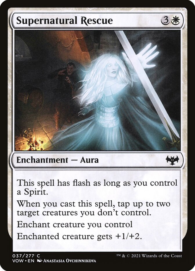 Supernatural Rescue 37/277 (Innistrad: Crimson Vow)  - Foil