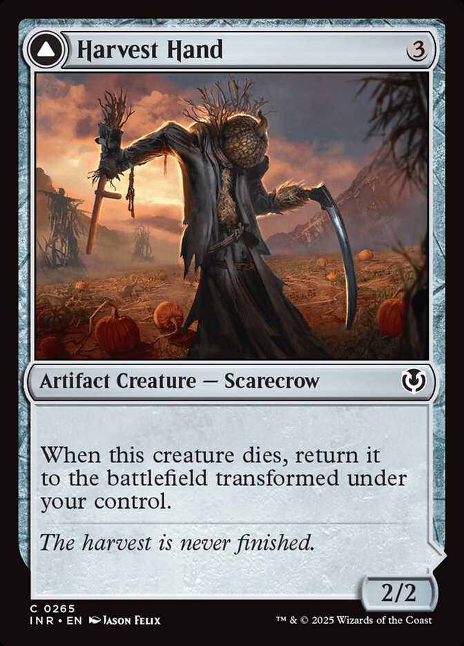 Harvest Hand // Scrounged Scythe 265 (Innistrad Remastered)  - Foil