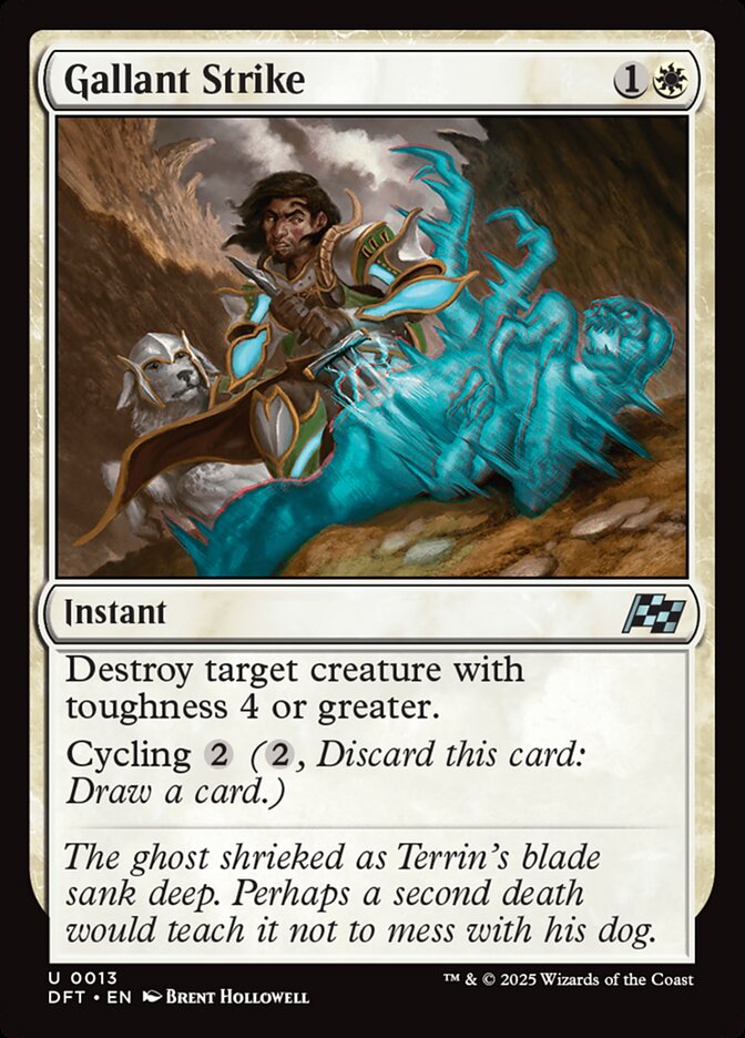 Gallant Strike 13/291 (Aetherdrift)  - Foil