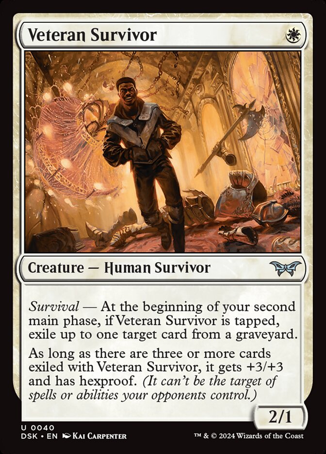 Veteran Survivor 40 (Duskmourn: House of Horror) 