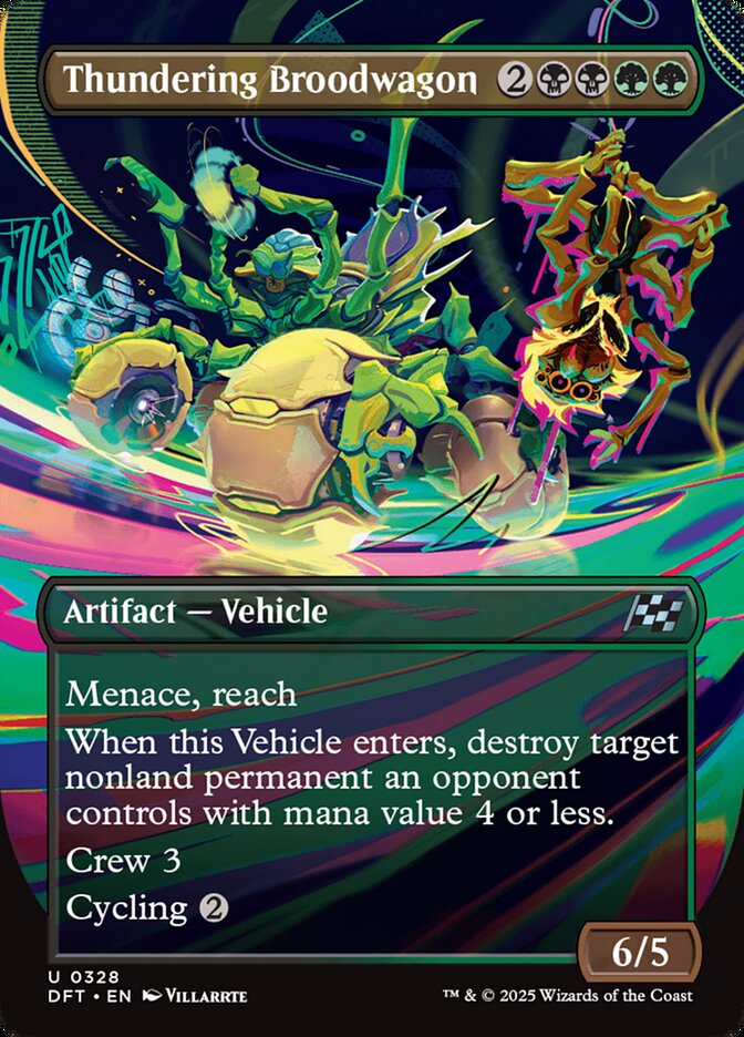 Thundering Broodwagon 328/291 (Aetherdrift)  - Borderless