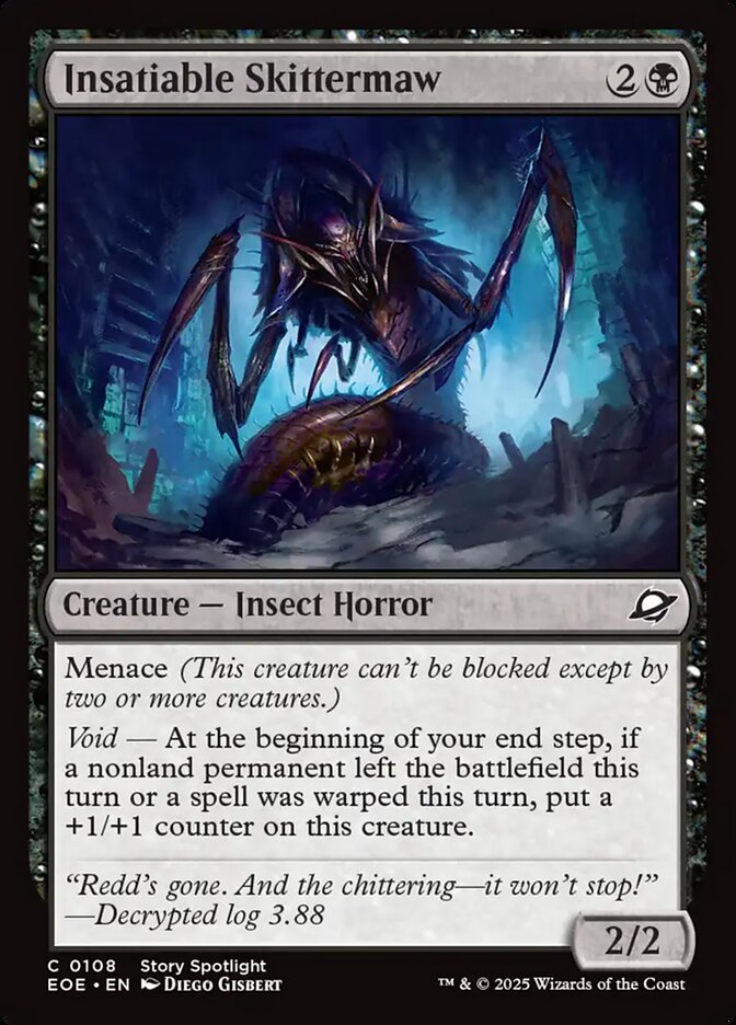 Insatiable Skittermaw 108/276 (Edge of Eternities)  - Foil