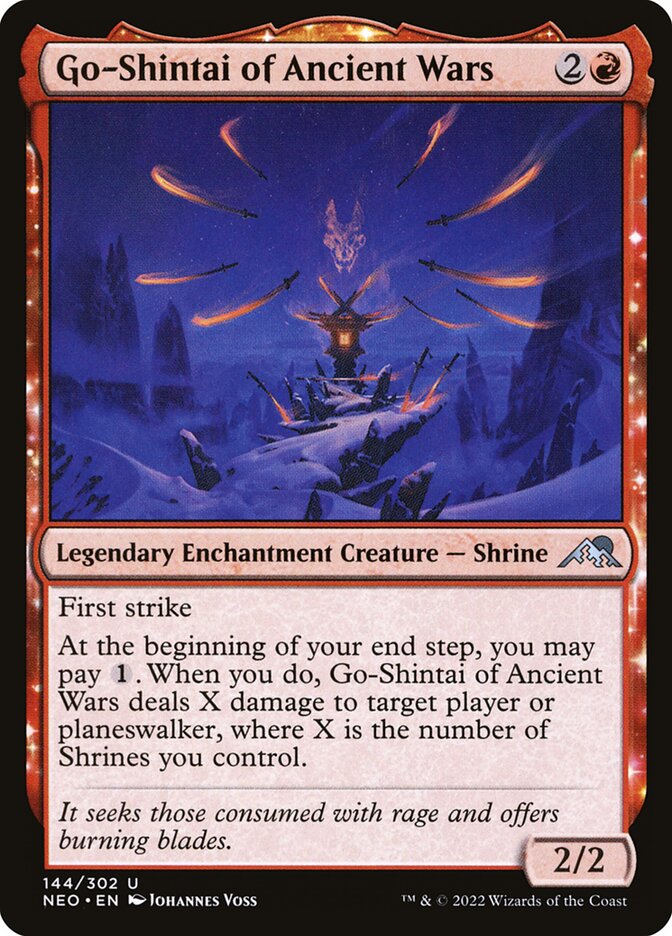 Go-Shintai of Ancient Wars 144/302 (Kamigawa: Neon Dynasty) 