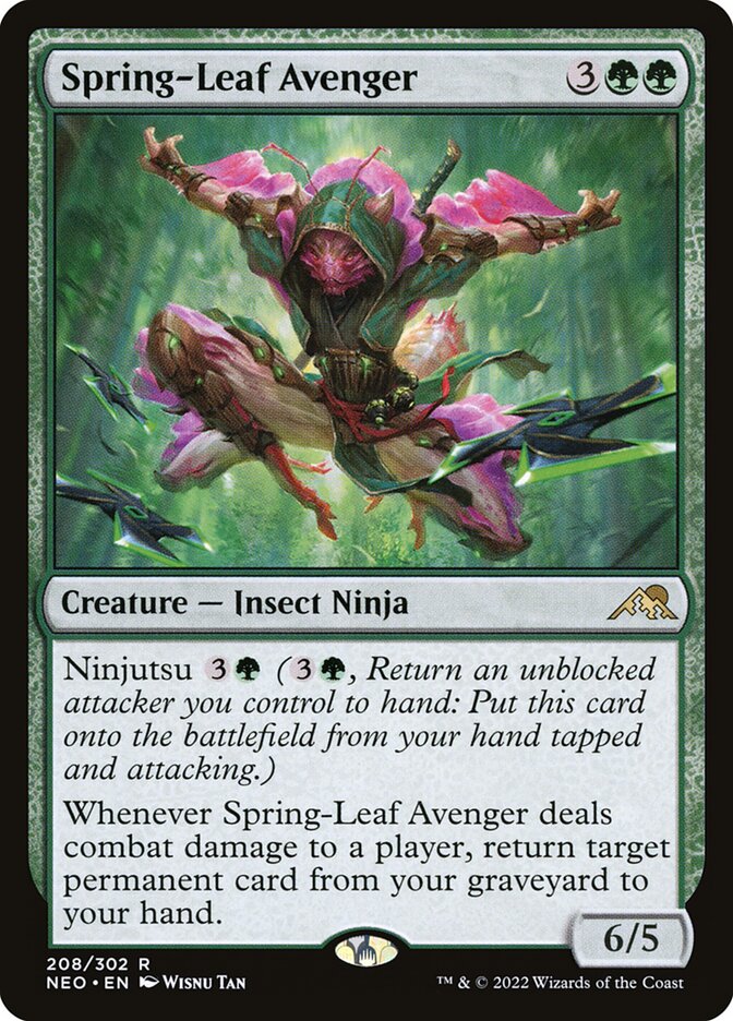 Spring-Leaf Avenger 208 (Kamigawa: Neon Dynasty) 
