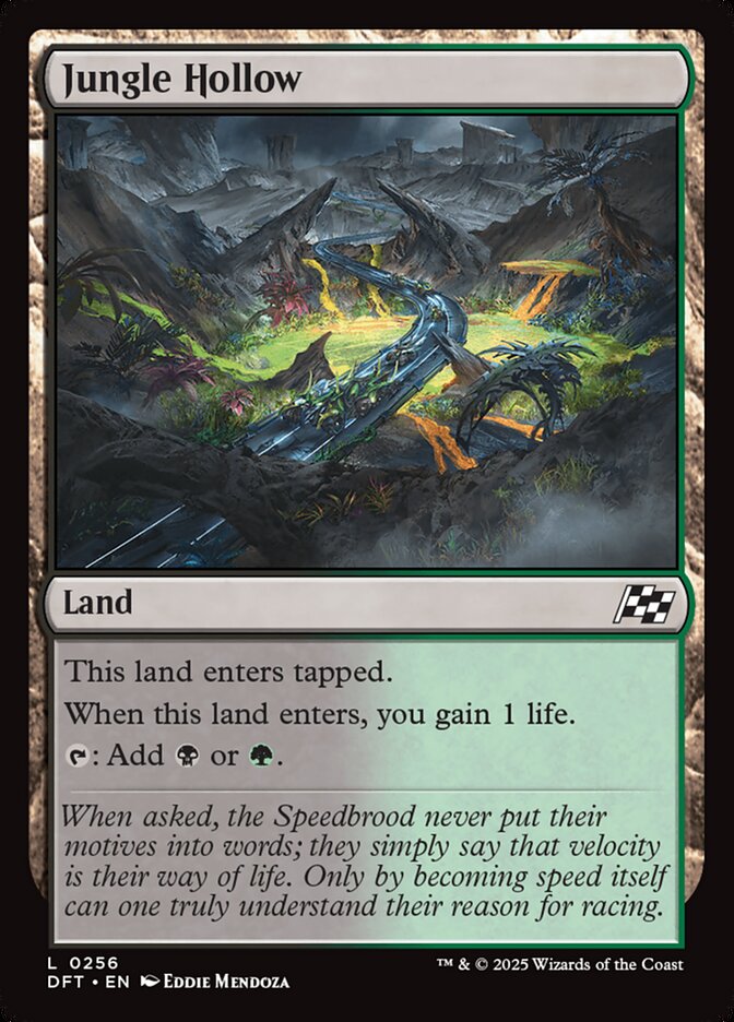 Jungle Hollow 256/291 (Aetherdrift)  - Foil