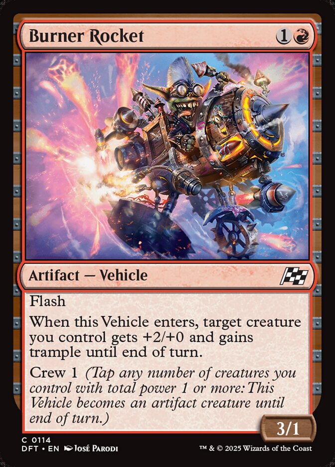 Burner Rocket 114/291 (Aetherdrift)  - Foil