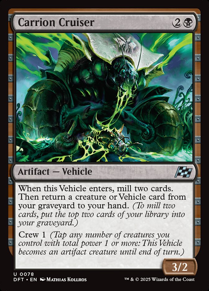 Carrion Cruiser 78/291 (Aetherdrift)  - Foil