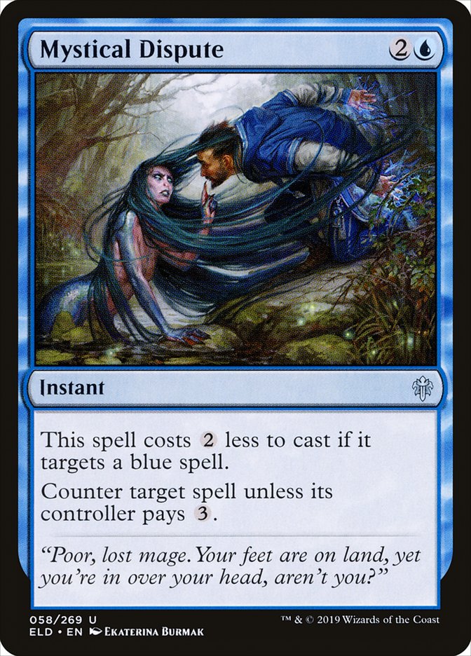 Mystical Dispute 58 (Throne of Eldraine)  - Foil