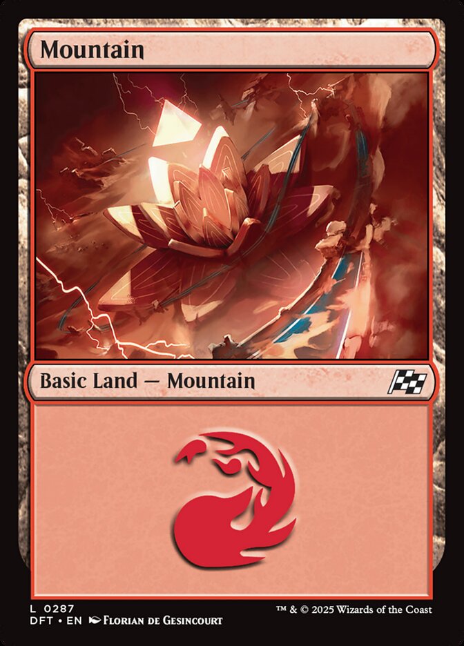 Mountain 287/291 (Aetherdrift)  - Foil