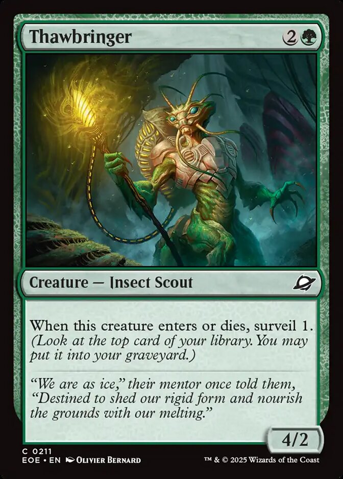 Thawbringer 211/276 (Edge of Eternities)  - Foil