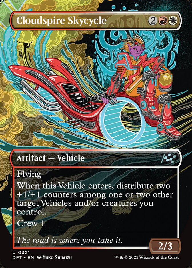 Cloudspire Skycycle 321 (Aetherdrift)  - Borderless