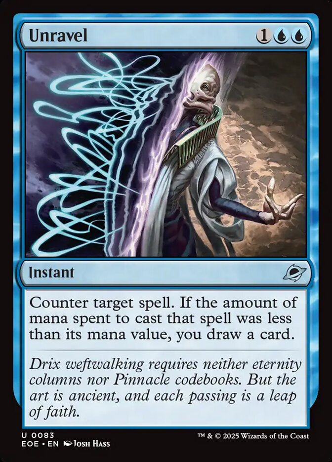 Unravel 83/276 (Edge of Eternities)  - Foil