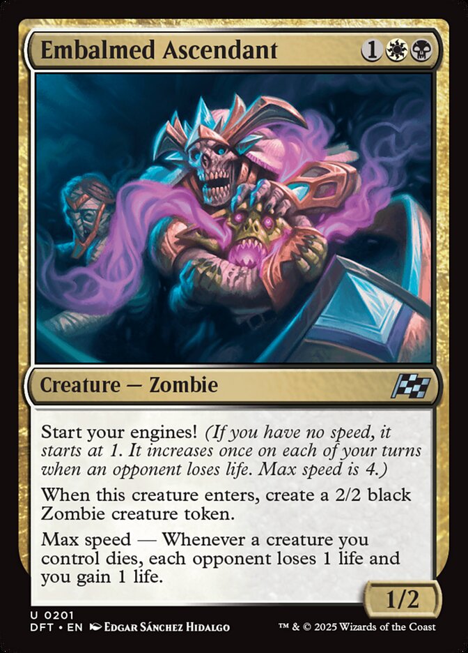 Embalmed Ascendant 201/291 (Aetherdrift)  - Foil