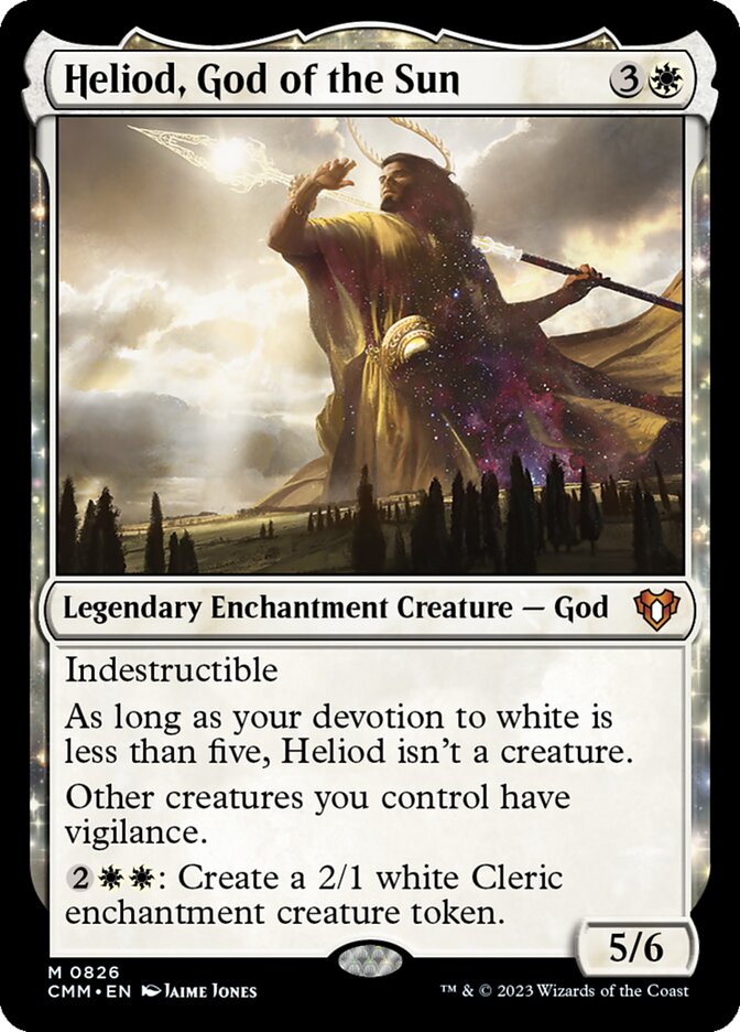 Heliod, God of the Sun 826 (Commander Masters) 