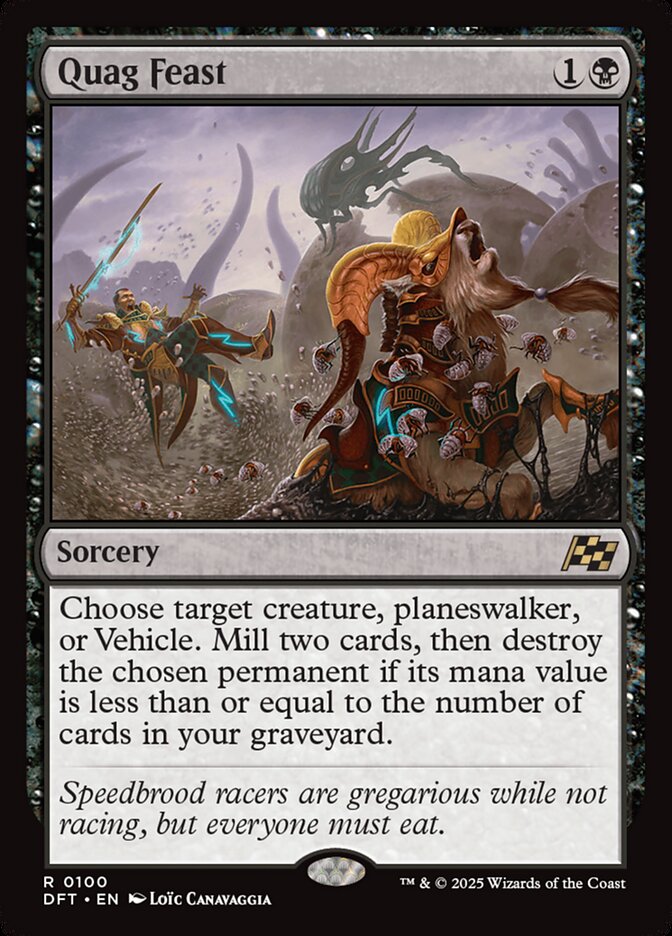 Quag Feast 100 (Aetherdrift)  - Foil