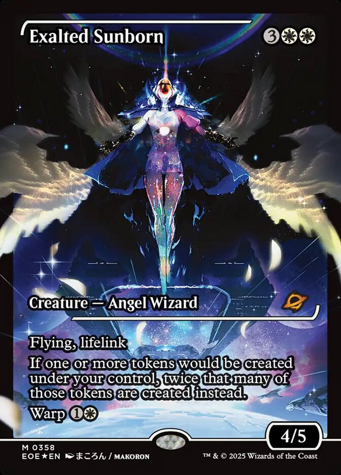 Exalted Sunborn 358/276 (Edge of Eternities)  - Showcase Foil