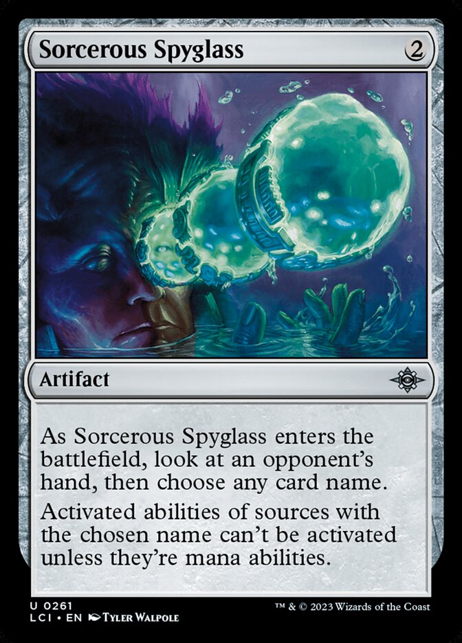 Sorcerous Spyglass 261/291 (The Lost Caverns of Ixalan)  - Foil