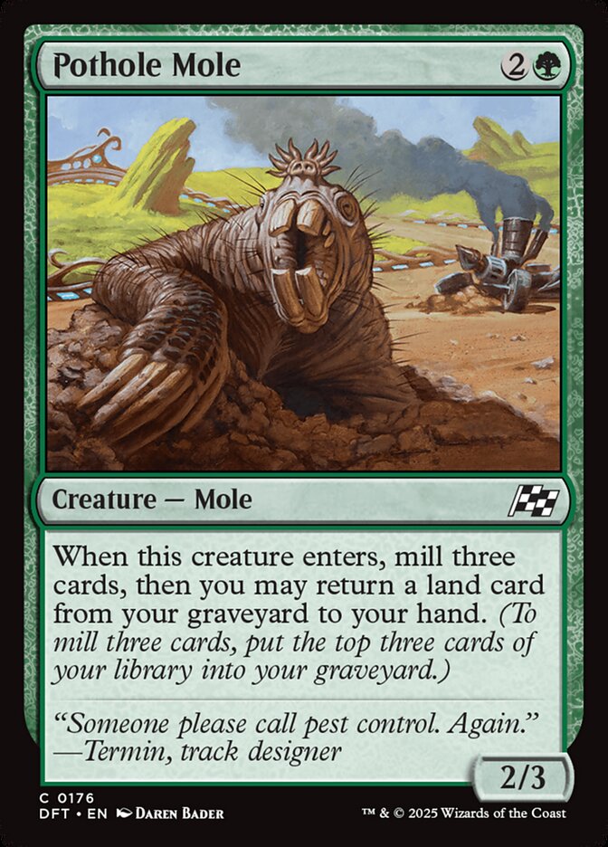 Pothole Mole 176/291 (Aetherdrift)  - Foil