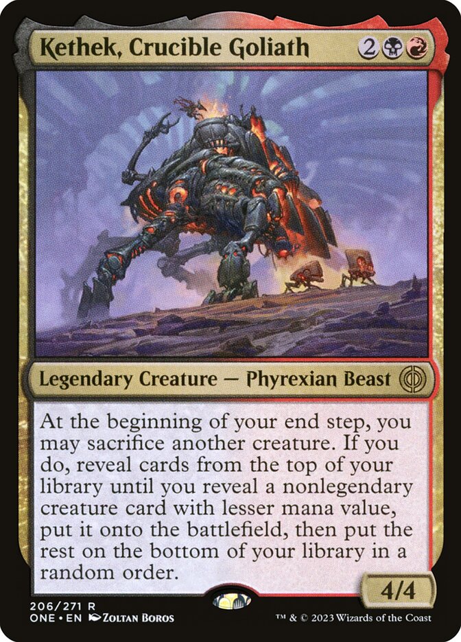 Kethek, Crucible Goliath 206 (Phyrexia: All Will Be One) 