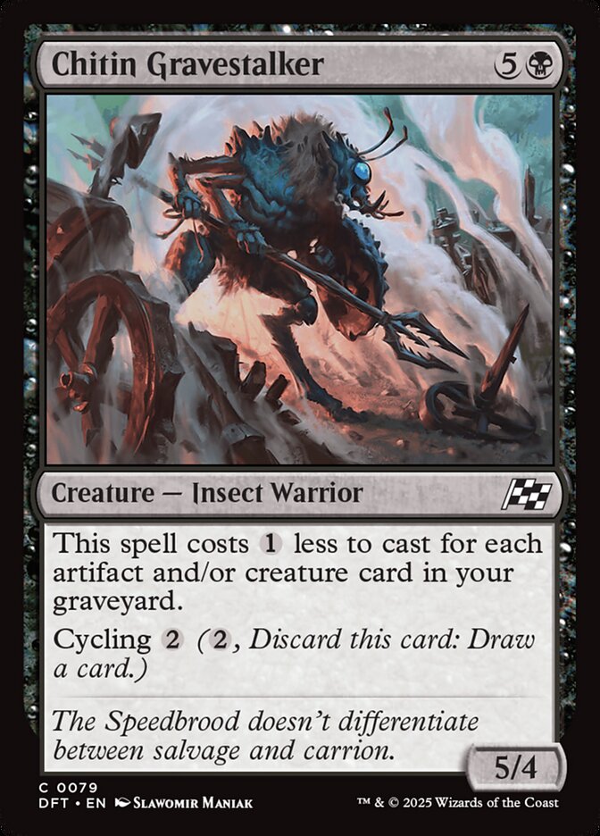 Chitin Gravestalker 79/291 (Aetherdrift)  - Foil