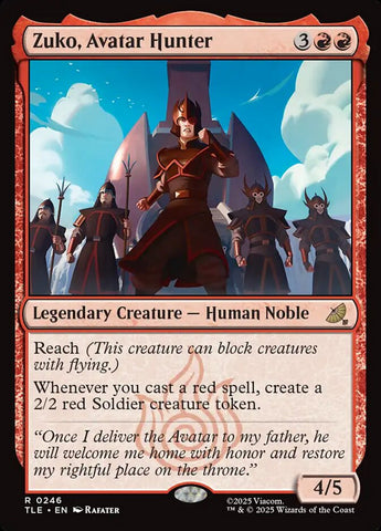 Zuko, Avatar Hunter 246/317 (Avatar: The Last Airbender: Eternal-Legal) 