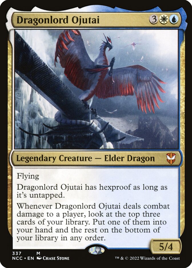 Dragonlord Ojutai 337 (Commander: Streets of New Capenna) 