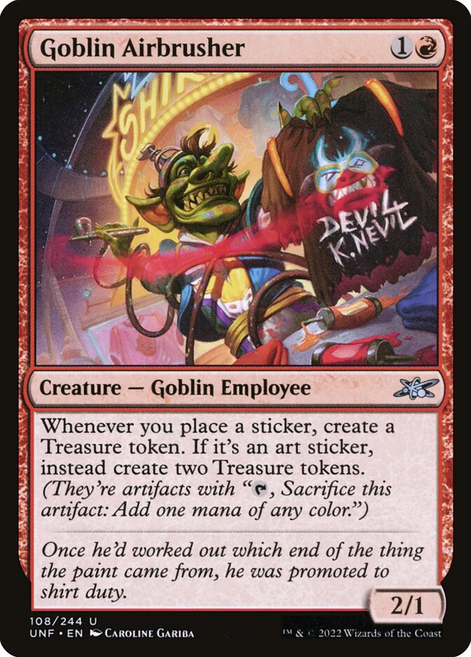 Goblin Airbrusher 108/244 (Unfinity) 