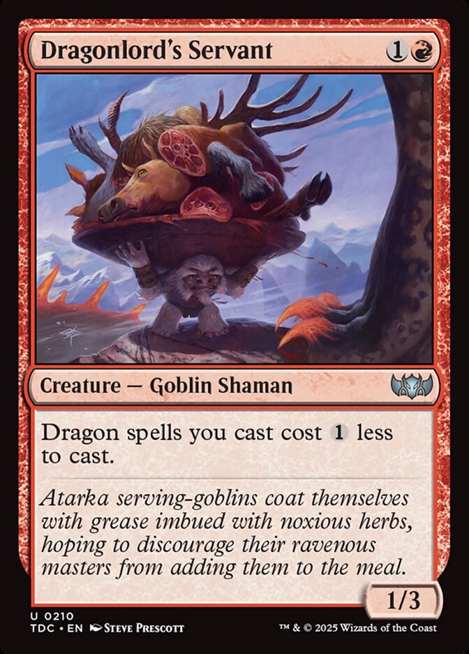 Dragonlords Servant 210 (Commander: Tarkir: Dragonstorm) 