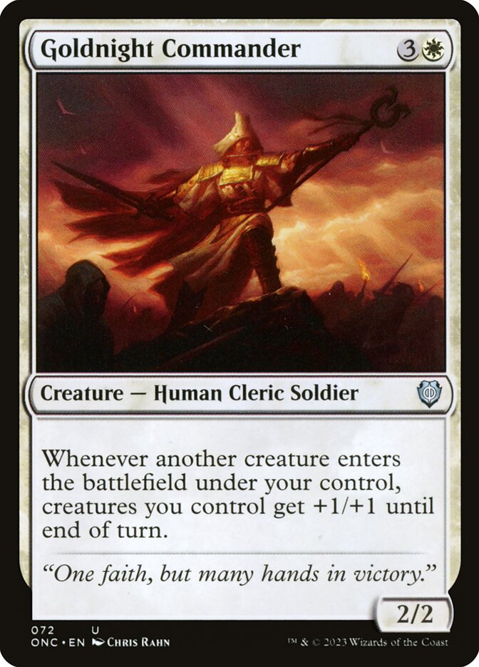 Goldnight Commander 72/28 (Commander: Phyrexia: All Will Be One) 