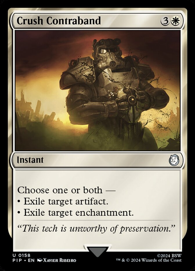 Crush Contraband 158/326 (Universes Beyond: Fallout)  - Foil